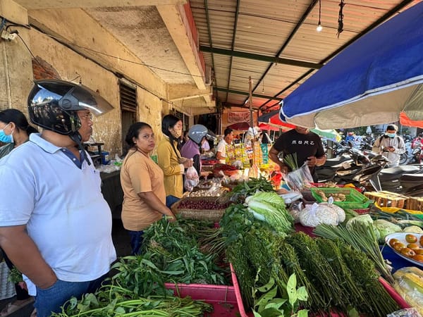 Sidak Pasar, Satgas Pangan Polda Bali Pastikan Harga Sesuai HET