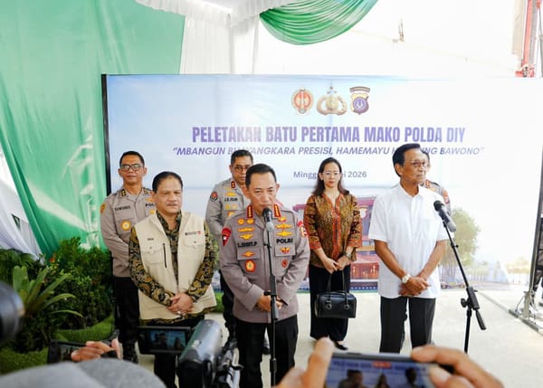 Kolaborasi Pembangunan Mapolda DIY, Kapolri Instruksikan Beri Pelayanan Optimal