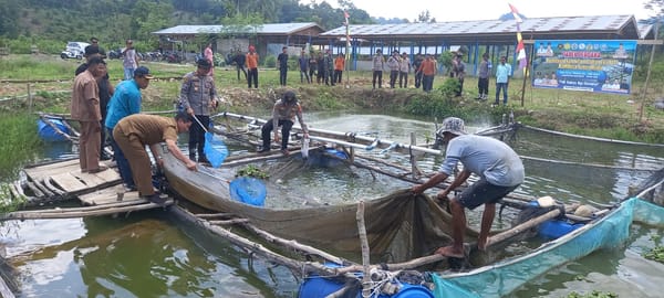 Kapolsek Tabir Ulu Dorong Pemanfaatan Lahan Eks Tambang Jadi Produktif, Polisi Jadi Solusi bagi Warga