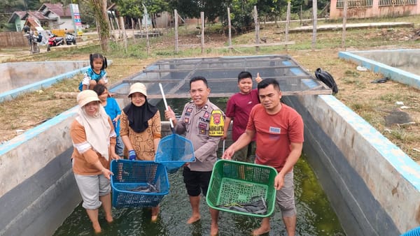Polisi Hadir Membawa Solusi, Kapolsek Tabir Ulu Inisiasi Pemanfaatan Lahan Eks Tambang Jadi Produktif