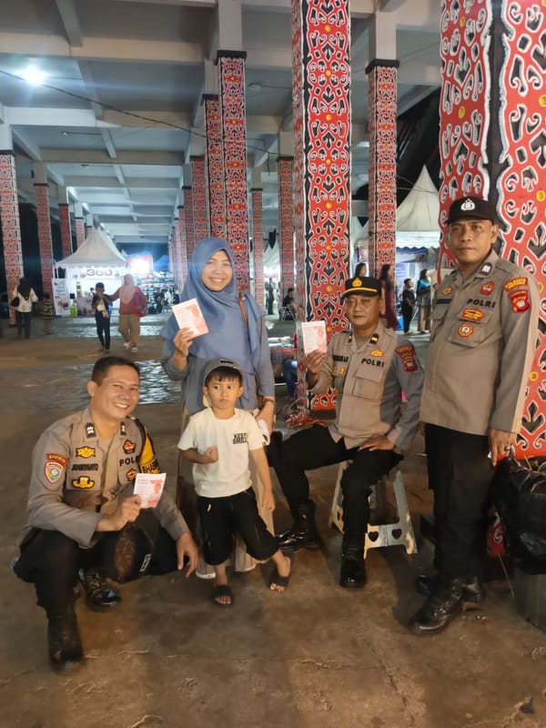 Jaga Kelancaran Event, Polsek Pontianak Kota Gelar Pengamanan di Pekan Raya Rumah Radakng