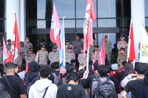 Pengamanan Ketat, Polresta Pontianak Kawal Aksi Cipayung Plus Kalbar