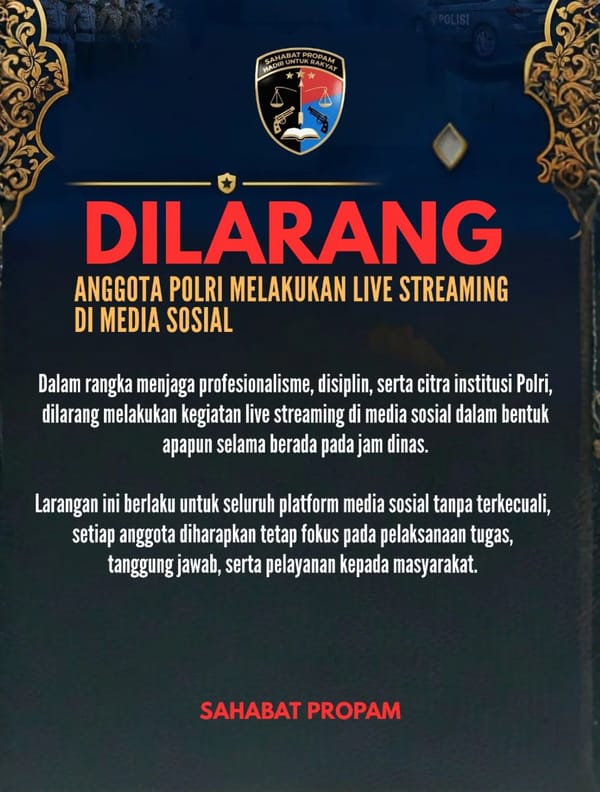 Jaga Profesionalitas, Polda Jambi Larang Anggota Live Streaming Saat Dinas