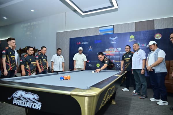 Kapolda Cup 9 Ball International Open Handicap Resmi Dibuka, Polda Jambi Tekankan Prestasi dan Fair Play