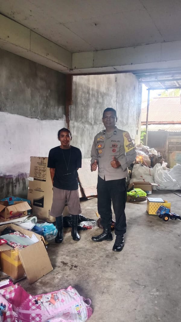 Bhabinkamtibmas Saigon Turun Tangan Tindak Lanjuti Aduan Warga Soal Ruko