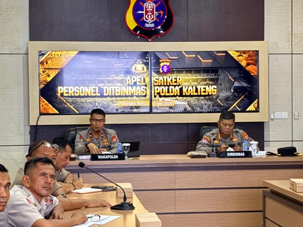 Wakapolda Kalteng Tekankan Peran Ditbinmas untuk Proaktif Turun ke Masyarakat dan Perkuat Kemitraan