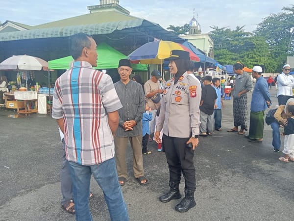 Humanis dalam Pengamanan, Kapolsek Pontianak Selatan Tinjau Kesiapan Pengamanan Jamaah Haji