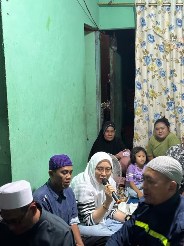 Hadiri Peremajaan RT, Bhabinkamtibmas Kelurahan Sei Beliung Sampaikan Himbauan Kamtibmas