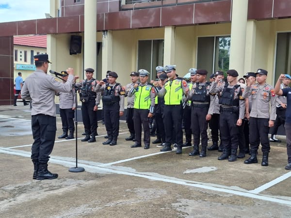 Tingkatkan Kesiapsiagaan, Polresta Pontianak Latih Personel melalui Simulasi Layanan 110