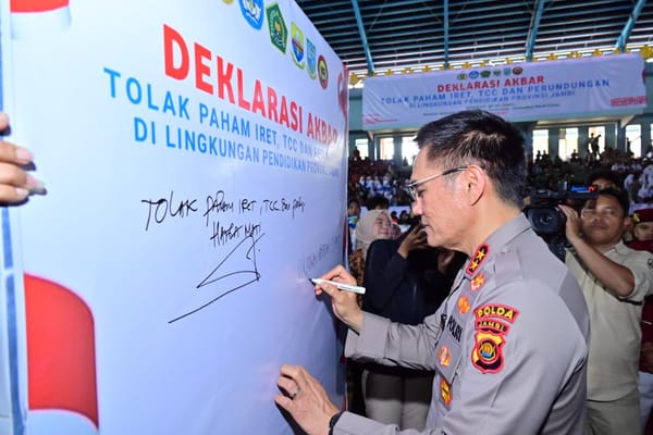 Polda Jambi dan Pemprov Perkuat Pencegahan Radikalisme lewat Sosialisasi Besar di Dunia Pendidikan