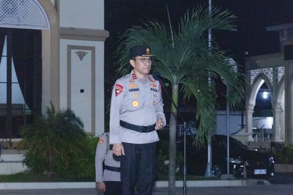 Kapolda Jambi Pimpin Apel Giat Patroli, Tegaskan Keamanan Kota Harus Dijaga Bersama