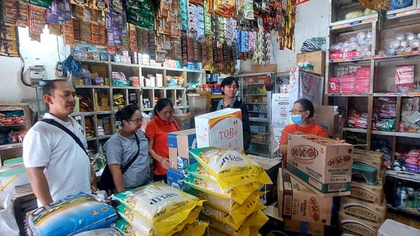 Stabilkan Harga Bapokting, Satgas Saber Pangan Polda Bali Sidak di Pasar Kreneng Denpasar