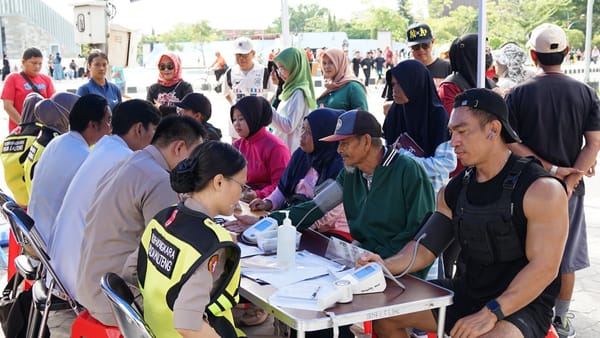 Rumkit Bhayangkara Dekatkan Layanan Kesehatan kepada Masyarakat Melalui Kegiatan Car Free Day