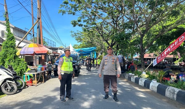 Wujud Sinergitas, Kapolsek Pontianak Kota Turut Hadir pada Lomba Mancing HUT ke-62 Bank Kalbar