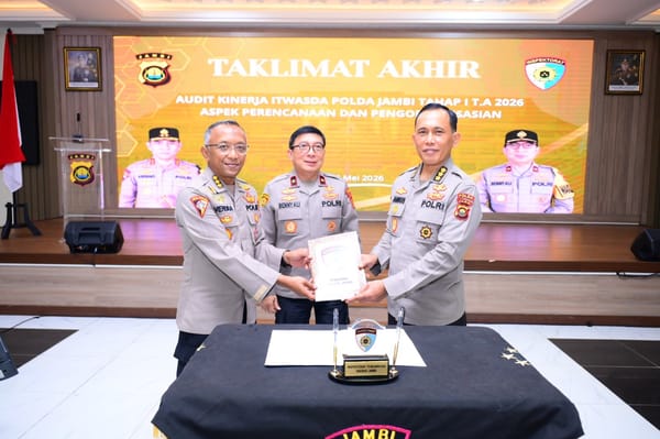 Polda Jambi Gelar Taklimat Akhir Audit Kinerja 2026, Perkuat Pengawasan dan Pelayanan Presisi