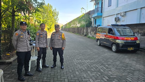 Polresta Pontianak Turunkan Personel Pengamanan Ibadah Kenaikan Isa Almasih 2026