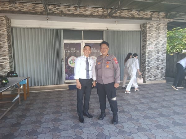 Polsek Pontianak Barat Siagakan Personel Demi Kelancaran Ibadah Kenaikan Isa Almasih