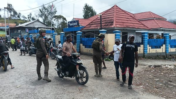 Patroli Gabungan Ops Damai Cartenz 2026 Jaga Stabilitas Keamanan di Sugapa
