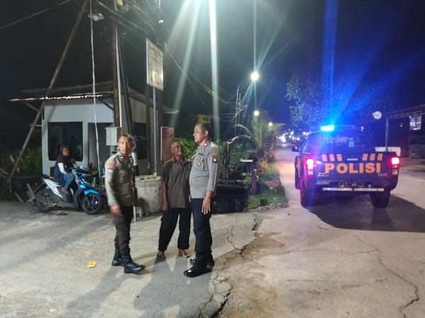 Tingkatkan Keamanan Wilayah, Aparat Gencarkan Patroli Malam di Sejumlah Titik Rawan