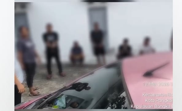 Polisi Amankan 8 Terduga Debt Collector di Pangkalpinang, Satu Kendaraan Diduga Sudah Berpindah Tangan