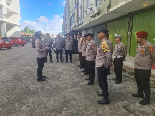 Kapolsek Pontianak Selatan Tinjau Langsung Pengamanan AVC MEN’S 2026 di Hotel Orchard