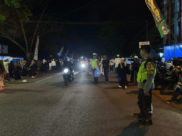 Polsek Pontianak Kota Kerahkan 5 Personel Amankan Peringatan 1000 Hari Wafatnya KH Suaidi Mastur
