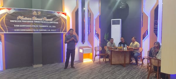 Kenal Pamit Kapolsek Pontianak Timur Jadi Momentum Pererat Sinergitas dan Silaturahmi