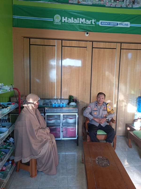 Sambang Warga, Bhabinkamtibmas Sei Jawi Dalam Ajak Masyarakat Aktif Jaga Kamtibmas