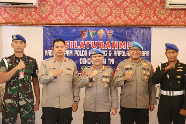Kabidpropam Polda Kalteng Gelar Silaturahmi bersama POM TNI di Kobar, Perkuat Sinergitas Polri-TNI