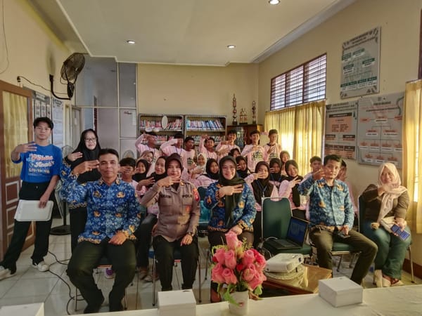 Kanit Binmas Polsek Pontianak Kota Hadiri Forum Anak Kelurahan Mariana