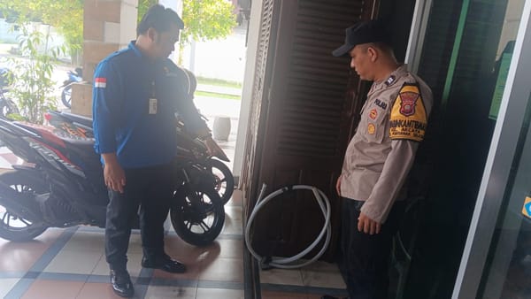 Respon Cepat Informasi Warga, Dugaan Kabel Curian Diamankan Satpam Kantor Ombudsman