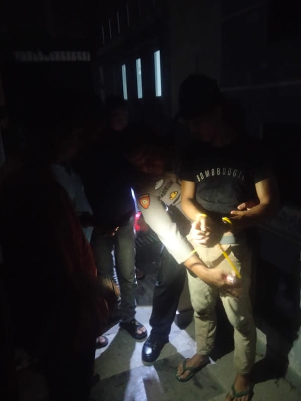 Respons Cepat Dugaan Aksi Pencurian, Enggang Timur Bersama Unit Lidik Datangi Lokasi Kejadian