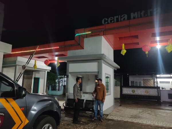 Enggang Polsek Pontianak Timur Intensifkan Patroli Malam untuk Cegah Gangguan Kamtibmas