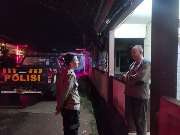 Enggang Polsek Pontianak Timur Terus Meningkatkan Patroli Malam Hari