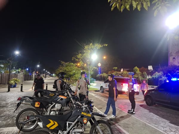 Polresta Pontianak Intensifkan Patroli Skala Besar demi Keamanan Malam Minggu