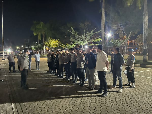 Ciptakan Malam Minggu Aman, Polresta Pontianak Gelar Patroli Skala Besar