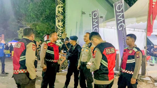 Demi Kelancaran Acara, Polsek Pontianak Kota Perkuat Pengamanan Closing Ceremony PGD ke-XL