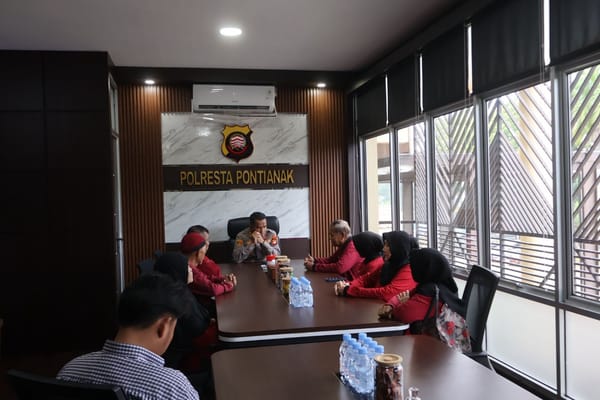 Perkuat Sinergitas dan Kebangsaan, Kapolresta Pontianak Terima Audiensi Pengurus PENDAWA Kalbar