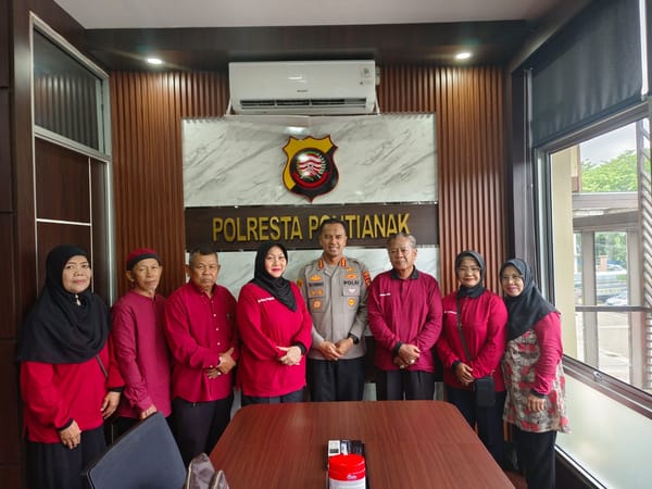 Kapolresta Pontianak Sambut Hangat Pengurus PENDAWA Kalbar, Bahas Kolaborasi Kamtibmas dan Persatuan