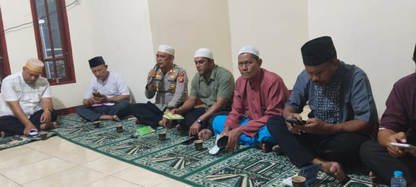 Ciptakan Kamtibmas Kondusif, Kapolsek Pontianak Timur Gelar Tahlilan dan Doa Bersama Tokoh Agama