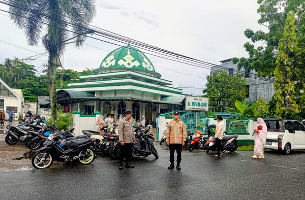 Polsek Pontianak Kota Siagakan Personel untuk Amankan Salat Idul Adha 1447 H