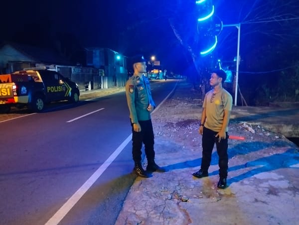 Tekan Angka Kejahatan, Polsek Pontianak Kota Gencarkan Patroli Malam