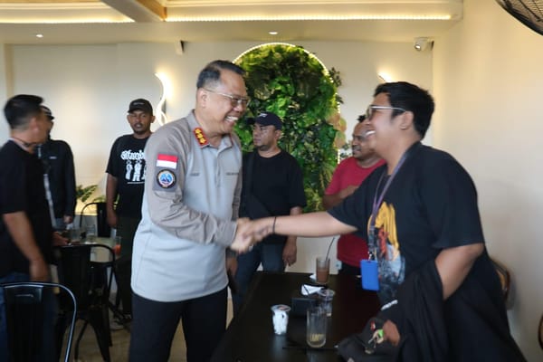 Jalin Kemitraan, Satgas Humas Ops Damai Cartenz-2026 Gelar Silaturahmi Bersama Wartawan