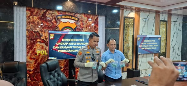 Polresta Pontianak Sita 1.562 Butir Ekstasi dari Kampung Beting, 5 Orang Jadi Tersangka