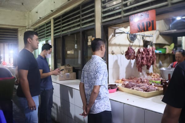 Meminimalisir Pelanggaran Harga, Satgas Pangan Polda Bali Gelar Sidak Pasar