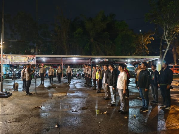 Jaga Kondusivitas Wilayah, Polresta Pontianak Gelar Patroli Gabungan di Jalan Budi Karya