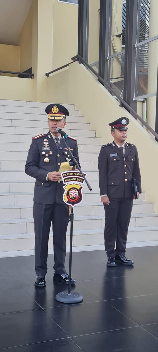 Upacara Hari Lahir Pancasila 2026, Polresta Pontianak Teguhkan Semangat Persatuan dan Kebangsaan