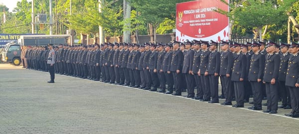 Polresta Pontianak Gelar Upacara Hari Lahir Pancasila Tahun 2026