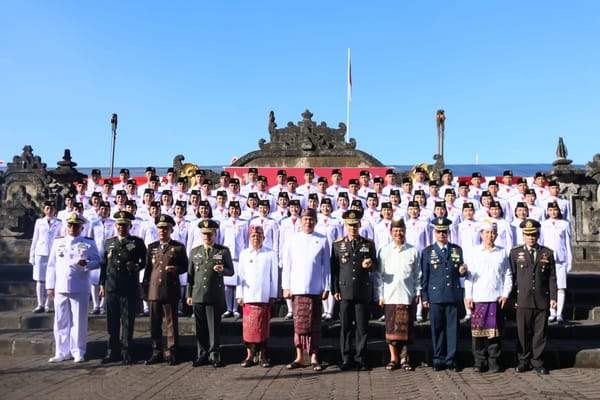 Kapolda Bali Hadiri Upacara Hari Lahir Pancasila