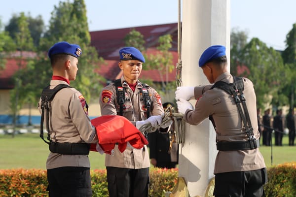 Polda Kalteng Gelar Upacara Hari Lahir Pancasila, Teguhkan Semangat Persatuan dan Kebangsaan
